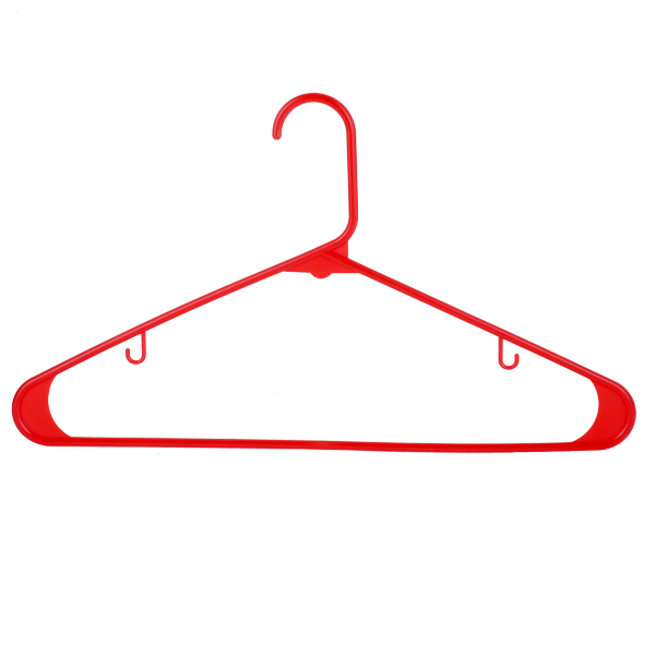 Light Shirt Hanger 42CM 6 Pcs Set -Red