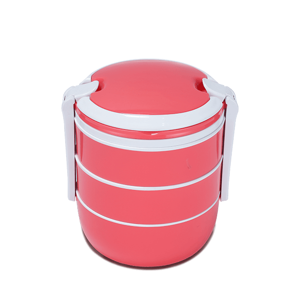 Pito Tiffin Box Three Bati-Pink