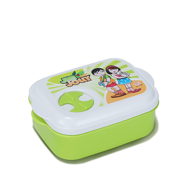 School Tiffin Box-Lime Green