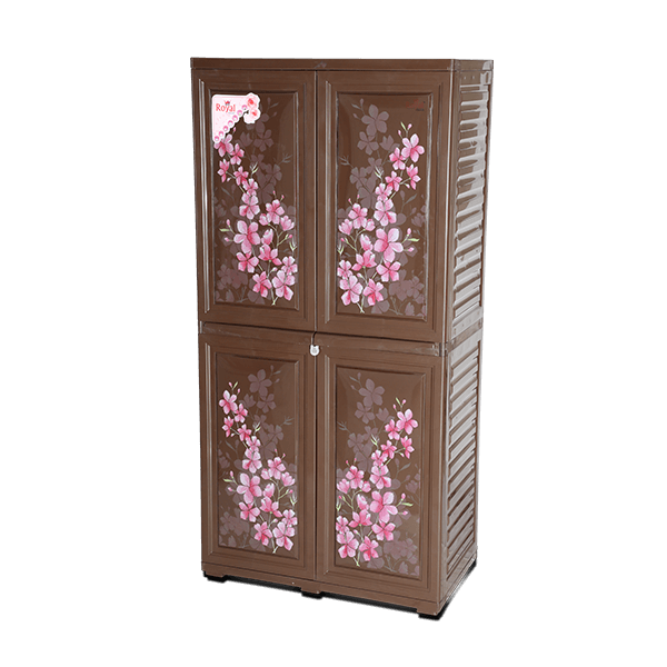 Royal Almirah- Knock Down -Rose Wood-Flora