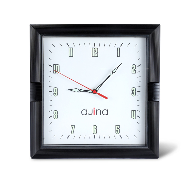 Kito Wall Clock Square-Black