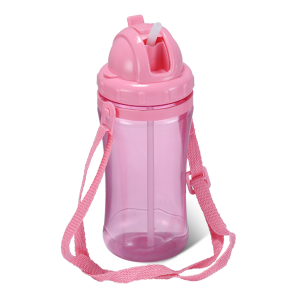Happy Kiddo Water Bottle 450 ML- Tr Pink