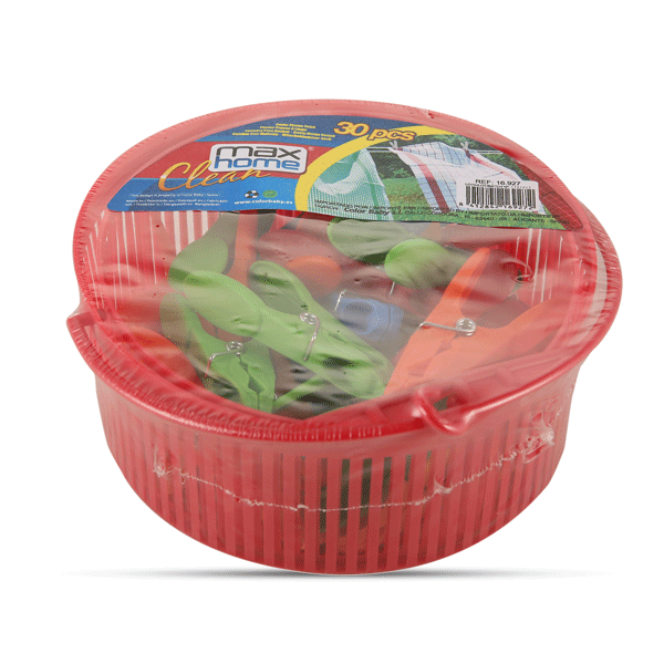 CLOTH CLIP (30PCS) BASKET
