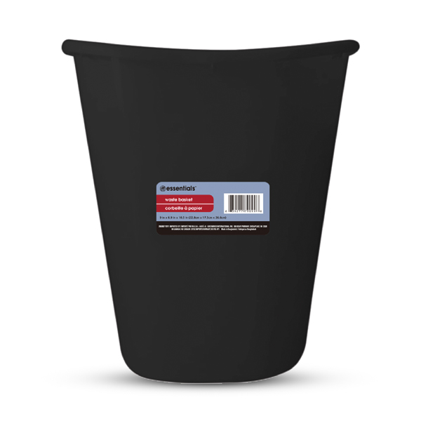 Waste Basket 5.8 QT - Black